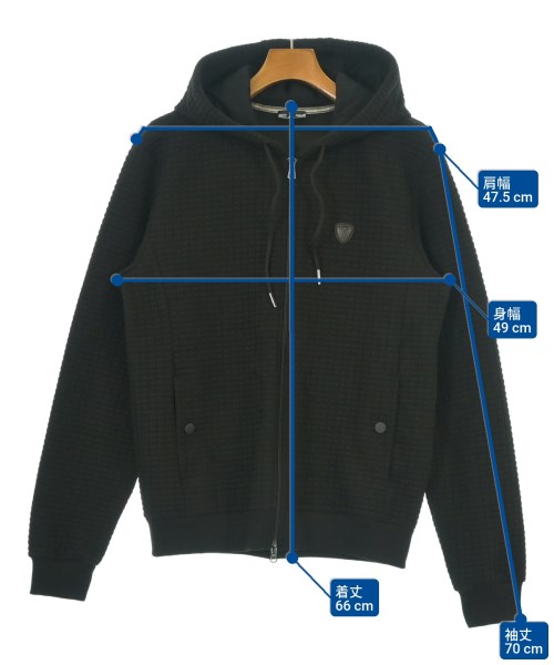 EA7（イーエーセブン）パーカー 黒 サイズ:M メンズ/2200629028043