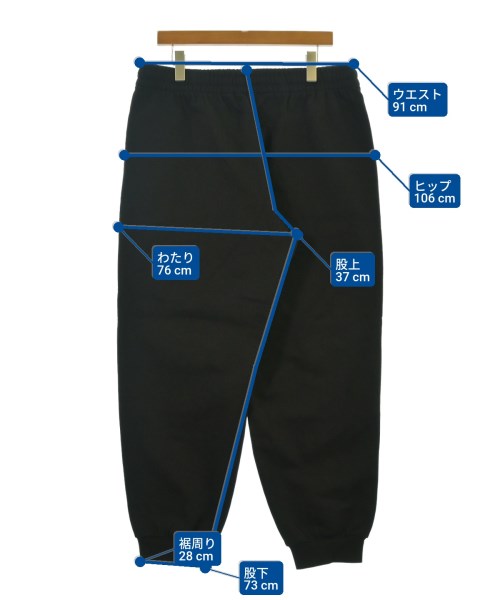 EA7（イーエーセブン）スウェットパンツ 黒 サイズ:L メンズ/2200651967136