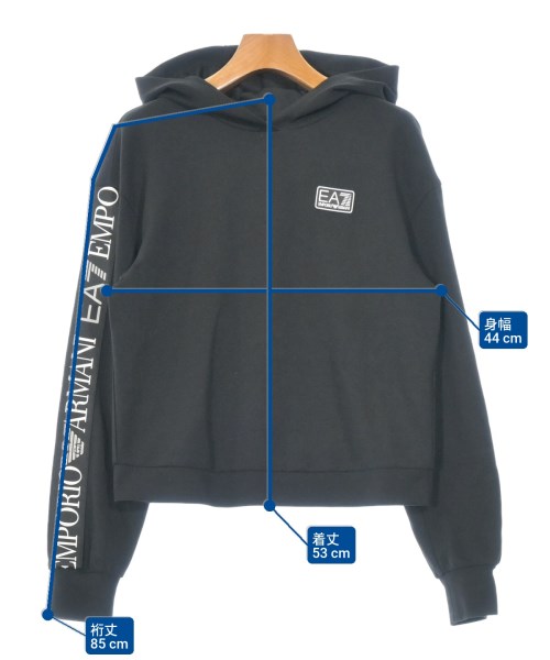 EA7（イーエーセブン）パーカー 黒 サイズ:S レディース/2200666469281