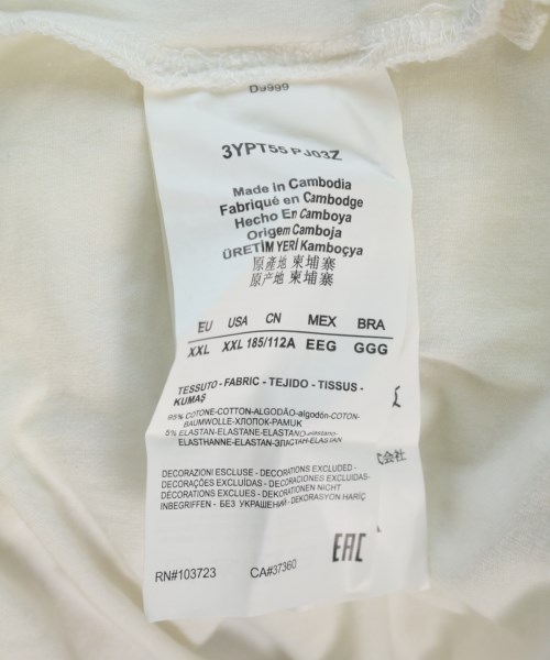 EA7（イーエーセブン）Tシャツ・カットソー 白 サイズ:XXL メンズ/2200721246109