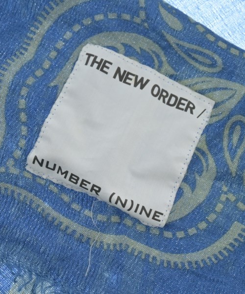 NUMBER NINE（ナンバーナイン）ストール 青 サイズ:- メンズ/2200636470033