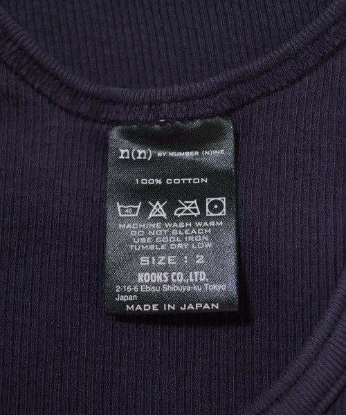 NUMBER NINE（ナンバーナイン）タンクトップ 紫 サイズ:2(S位) メンズ/2200594329596