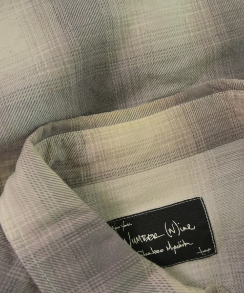 NUMBER NINE（ナンバーナイン）カジュアルシャツ グレー サイズ:2(S位) メンズ/2200625111015