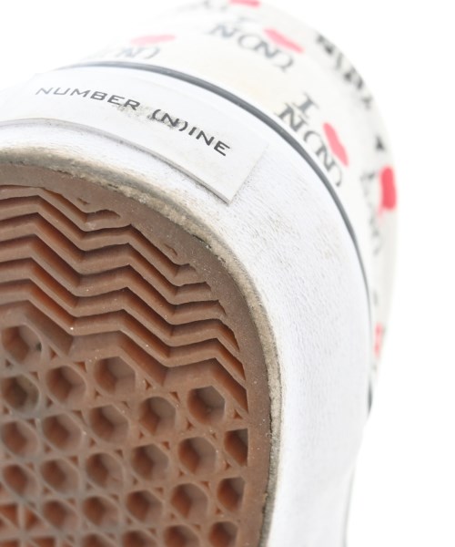 NUMBER NINE（ナンバーナイン）スニーカー 白 サイズ:US8(26cm位) メンズ/2200641571503
