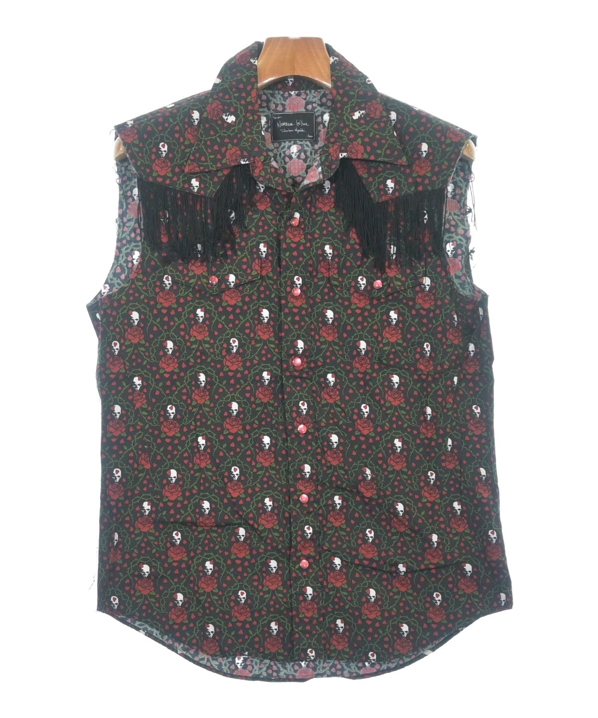 NUMBER NINE ナンバーナイン カジュアルシャツ メンズ 【古着】【中古】 NUMBER NINE（ナンバーナイン）カジュアルシャツ 黒 サイズ:3(M位