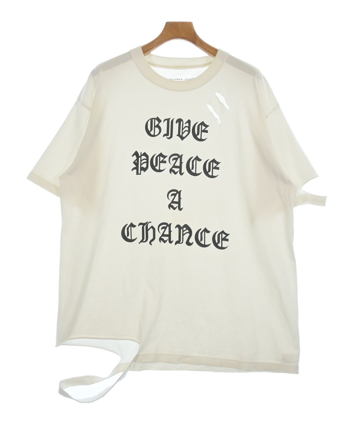 ナンバーナインGIVE期tシャツ新品未使用 ナンバーナイン 04AW ギブ期