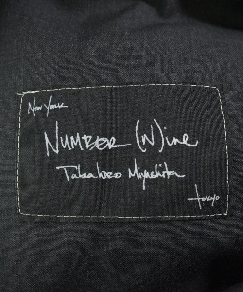 NUMBER NINE（ナンバーナイン）ダウンジャケット/ダウンベスト 黒 サイズ:3(M位) メンズ/2200674705012
