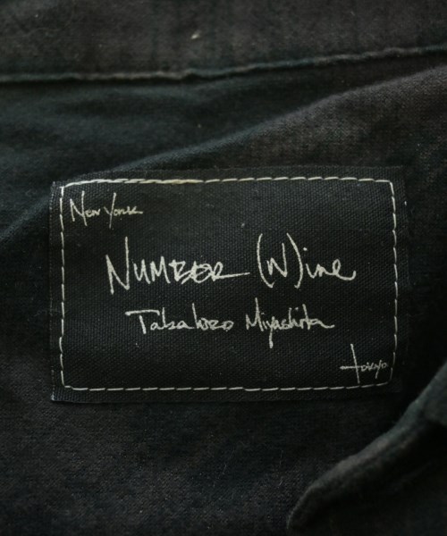 NUMBER NINE（ナンバーナイン）カジュアルシャツ 黒 サイズ:2(S位) メンズ/2200660451176