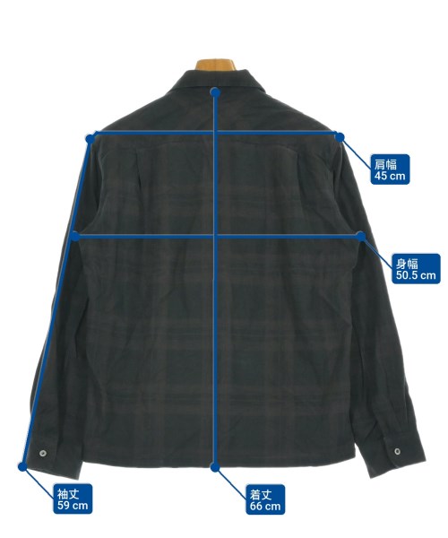 NUMBER NINE（ナンバーナイン）カジュアルシャツ 黒 サイズ:2(S位) メンズ/2200660451176