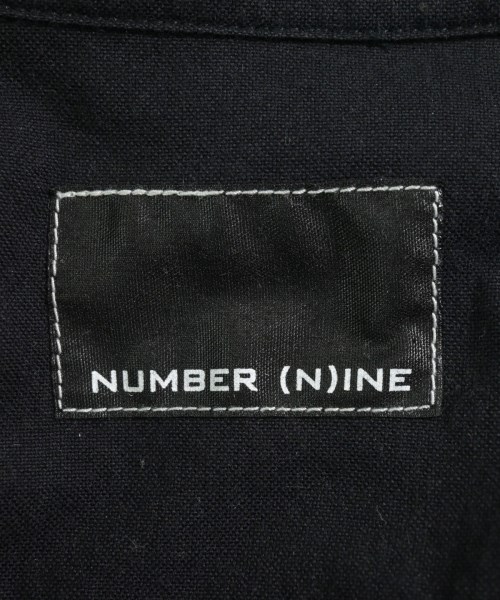 NUMBER NINE（ナンバーナイン）カジュアルシャツ 黒 サイズ:4(L位) メンズ/2200649879502