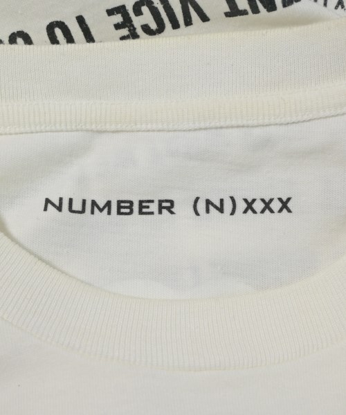 NUMBER NINE（ナンバーナイン）Tシャツ・カットソー 白 サイズ:XL メンズ/2200701766108
