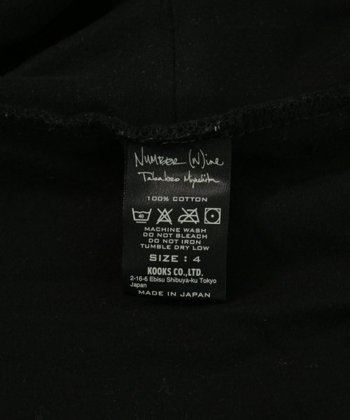 NUMBER NINE（ナンバーナイン）Tシャツ・カットソー 黒 サイズ:4(L位) メンズ/2200661351055