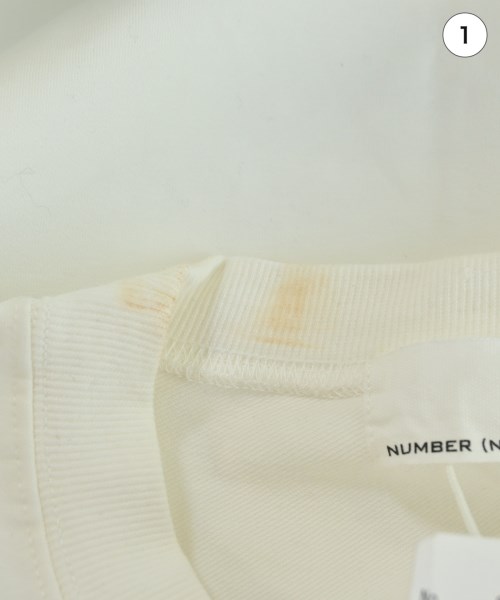 NUMBER NINE（ナンバーナイン）Tシャツ・カットソー 白 サイズ:2(S位) メンズ/2200661297049
