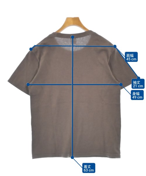 NUMBER NINE（ナンバーナイン）Tシャツ・カットソー 茶 サイズ:3(M位) メンズ/2200723644125