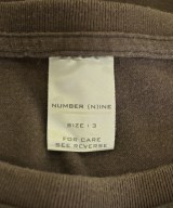 NUMBER NINE（ナンバーナイン）Tシャツ・カットソー 茶 サイズ:3(M位) メンズ/2200723644125