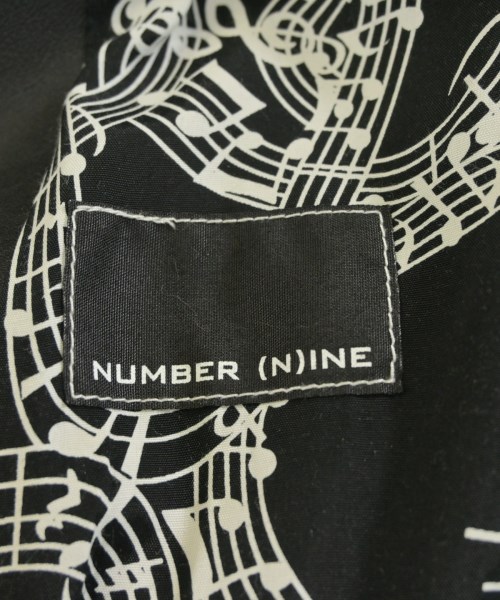 NUMBER NINE（ナンバーナイン）ライダース 黒 サイズ:3(M位) メンズ/2200724146017
