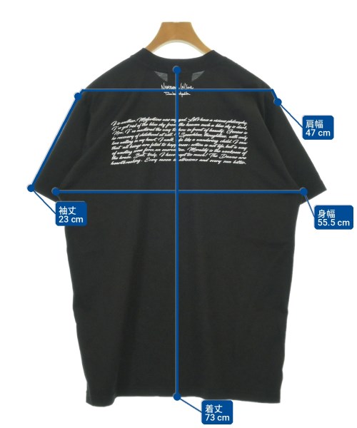NUMBER NINE（ナンバーナイン）Tシャツ・カットソー 黒 サイズ:5(XL位) メンズ/2200729052085