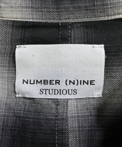NUMBER NINE（ナンバーナイン）カジュアルシャツ 黒 サイズ:3(M位) メンズ/2200676523041