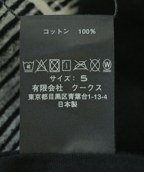 NUMBER NINE（ナンバーナイン）Tシャツ・カットソー 黒 サイズ:5(XL位) メンズ/2200684432069