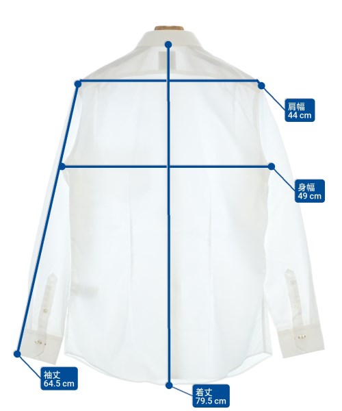 Paul Smith（ポールスミス）カジュアルシャツ 白 サイズ:L メンズ/2200594035824