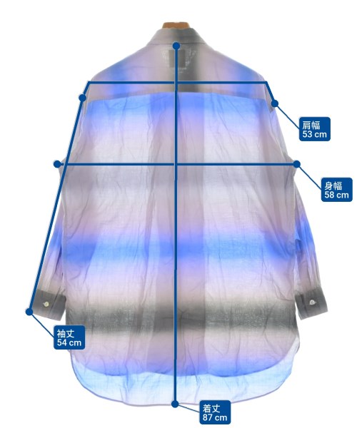 Paul Smith（ポールスミス）カジュアルシャツ グレー サイズ:M メンズ/2200639259017