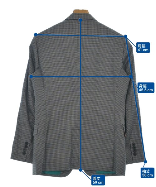 Paul Smith（ポールスミス）テーラードジャケット 黒 サイズ:S メンズ/2200627269011