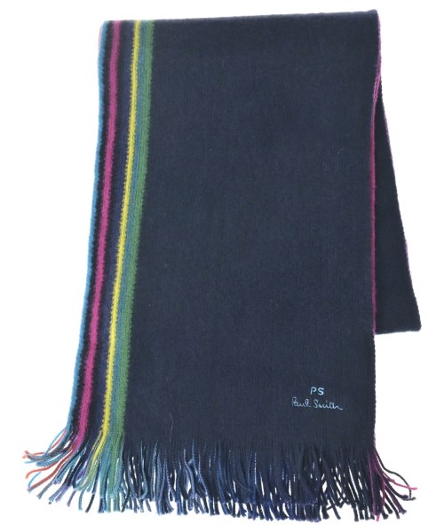 PS by Paul Smith(ピーエスバイポールスミス)マフラー 紺 サイズ:-/2200643203051