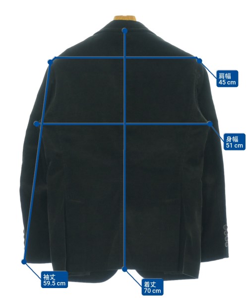 Paul Smith（ポールスミス）カジュアルジャケット 黒 サイズ:S メンズ/2200623458020