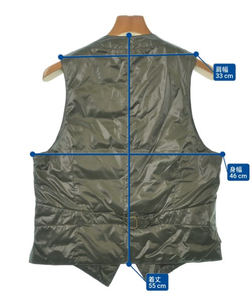 Paul Smith（ポールスミス）ダウンジャケット/ダウンベスト カーキ サイズ:M メンズ/2200614045536