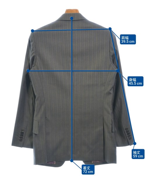 Paul Smith（ポールスミス）テーラードジャケット グレー サイズ:S メンズ/2200614137064