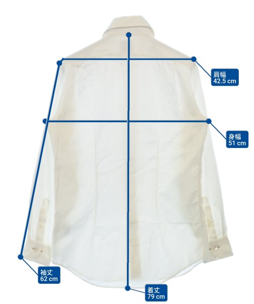 Paul Smith（ポールスミス）カジュアルシャツ 白 サイズ:M メンズ/2200621052015