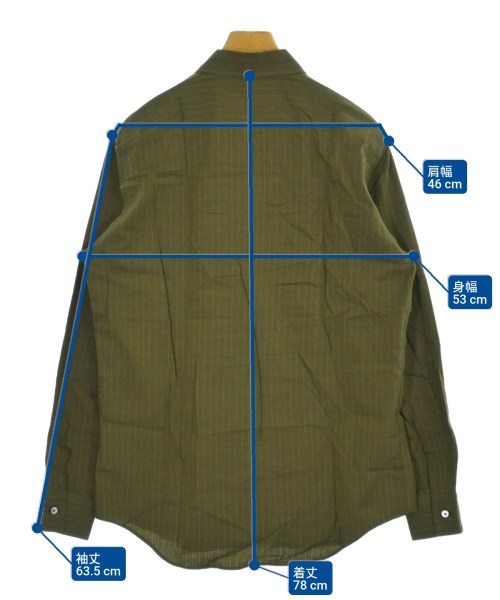 Paul Smith（ポールスミス）カジュアルシャツ カーキ サイズ:L メンズ/2200670379095