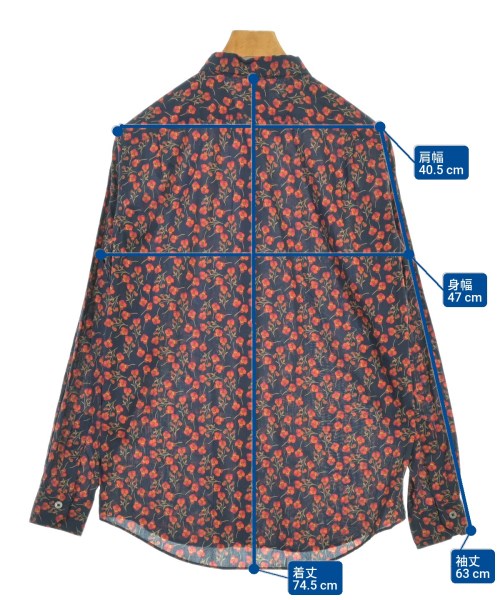 Paul Smith（ポールスミス）カジュアルシャツ 紺 サイズ:M メンズ/2200670692088