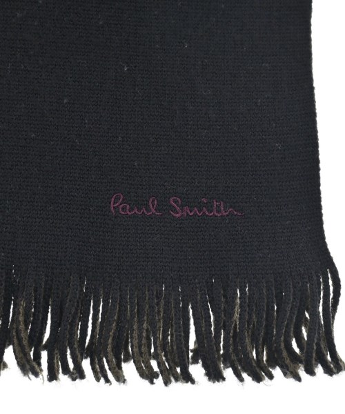 Paul Smith（ポールスミス）マフラー 黒 サイズ:- メンズ/2200645888102