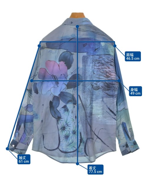 Paul Smith（ポールスミス）カジュアルシャツ 青 サイズ:L メンズ/2200655968030