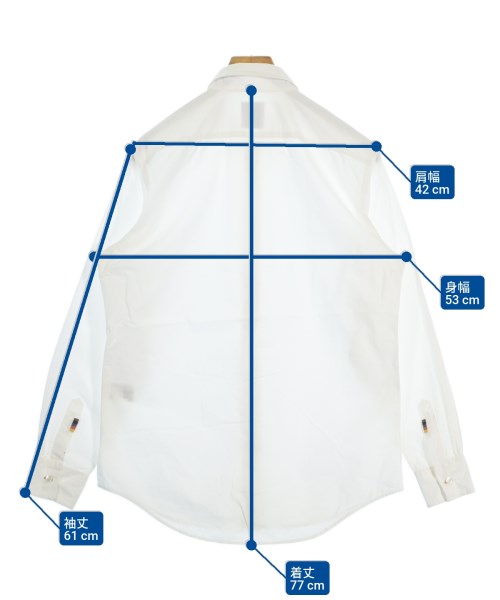 Paul Smith（ポールスミス）カジュアルシャツ 白 サイズ:M メンズ/2200661645062