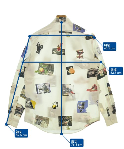 Paul Smith（ポールスミス）カジュアルシャツ 白 サイズ:M メンズ/2200649428120