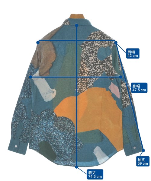 Paul Smith（ポールスミス）カジュアルシャツ 青 サイズ:M メンズ/2200658319044