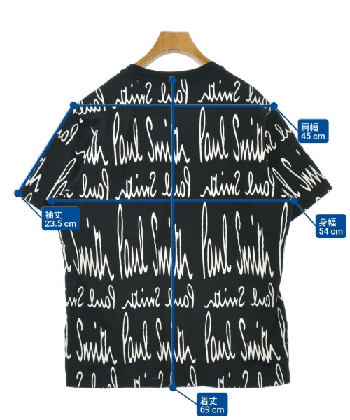 Paul Smith（ポールスミス）Tシャツ・カットソー 黒 サイズ:L メンズ/2200659808325