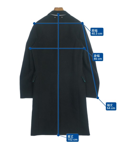 Paul Smith（ポールスミス）チェスターコート 黒 サイズ:M メンズ/2200662468202