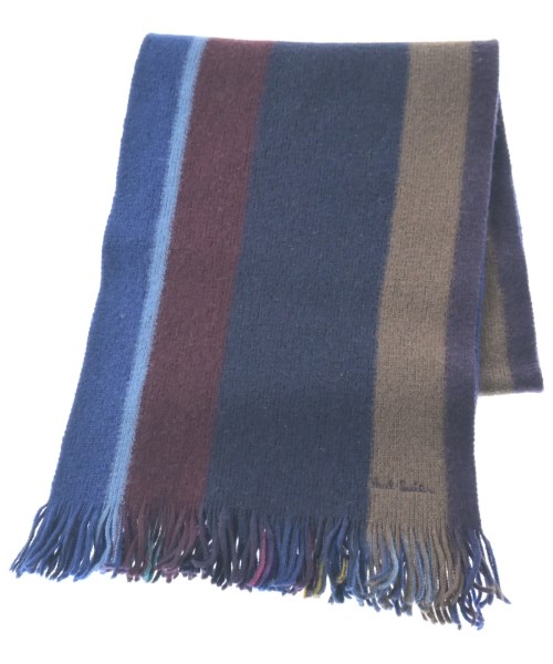 Paul Smith(ポールスミス)マフラー 紺 サイズ:-/2200663861316