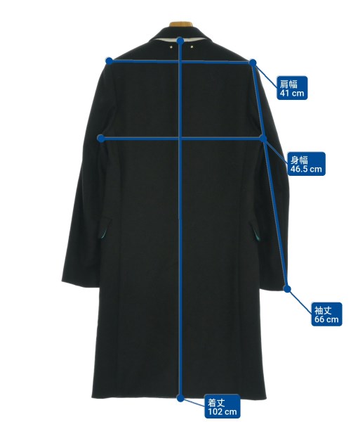 Paul Smith（ポールスミス）チェスターコート 黒 サイズ:M メンズ/2200668735018