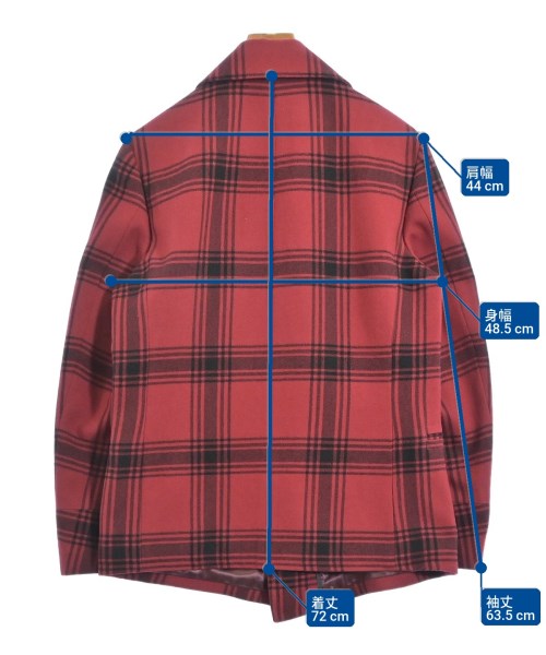 Paul Smith（ポールスミス）ピーコート 赤 サイズ:L メンズ/2200665887024
