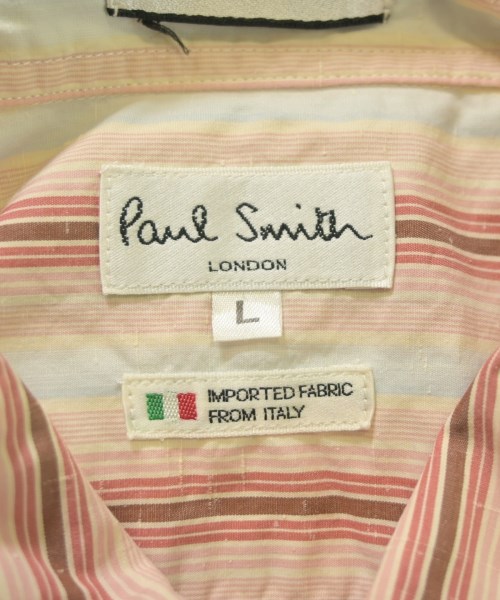 Paul Smith（ポールスミス）カジュアルシャツ ピンク サイズ:L メンズ/2200670653102