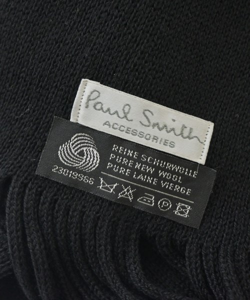 Paul Smith（ポールスミス）マフラー 黒 サイズ:- メンズ/2200722496039