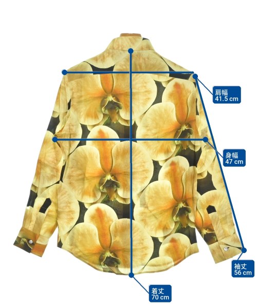 Paul Smith（ポールスミス）カジュアルシャツ 黄 サイズ:XS メンズ/2200728964105
