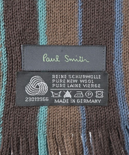 Paul Smith（ポールスミス）マフラー 茶 サイズ:- メンズ/2200736395076