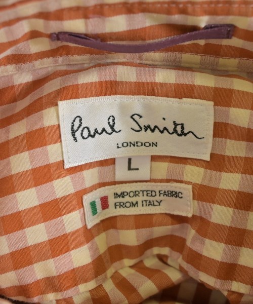Paul Smith（ポールスミス）カジュアルシャツ オレンジ サイズ:L メンズ/2200722655122