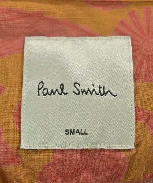 Paul Smith（ポールスミス）カジュアルシャツ オレンジ サイズ:S メンズ/2200683773040