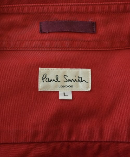 Paul Smith（ポールスミス）カジュアルシャツ 赤 サイズ:L メンズ/2200688251017